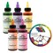 U.S. Cake Supply by Chefmaster 5 Color Neon 2-Ounce Cake Color Kit